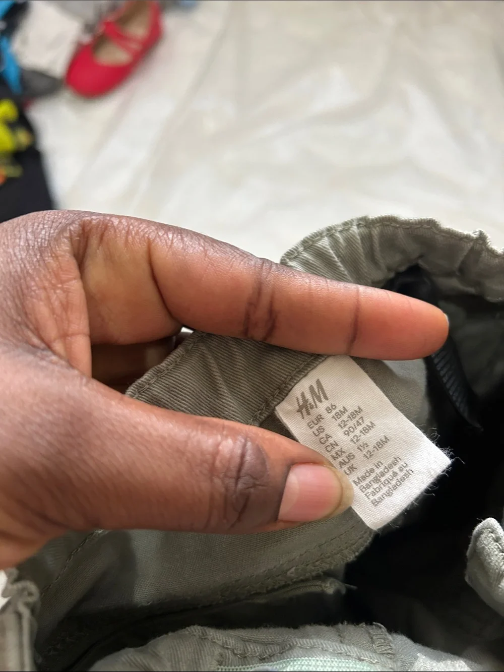 H&M Olive Green Kids Jeans